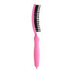 Olivia Garden Fingerbrush Care Dolce Vita Iconic Zwijnenhaar en Nylon Roze Granita