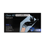 Clean All Gants Noirs en Nitrile S x100