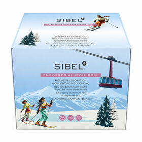 Sibel Alpine Glow Rouleau de papier aluminium gaufr&eacute; 12,7 cm x 97 m