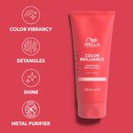 Wella Professionals Invigo Color Brilliance Après-shampoing pour cheveux colorés fins à moyens 1L