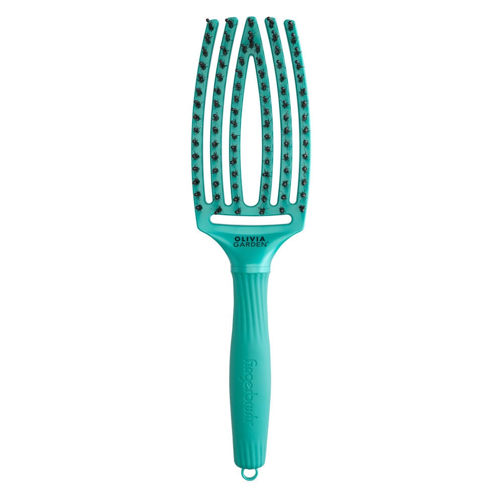 Olivia Garden Fingerbrush Iconic Sanglier & Nylon - Fall And Beyond Collecion - V3NU5 Vert