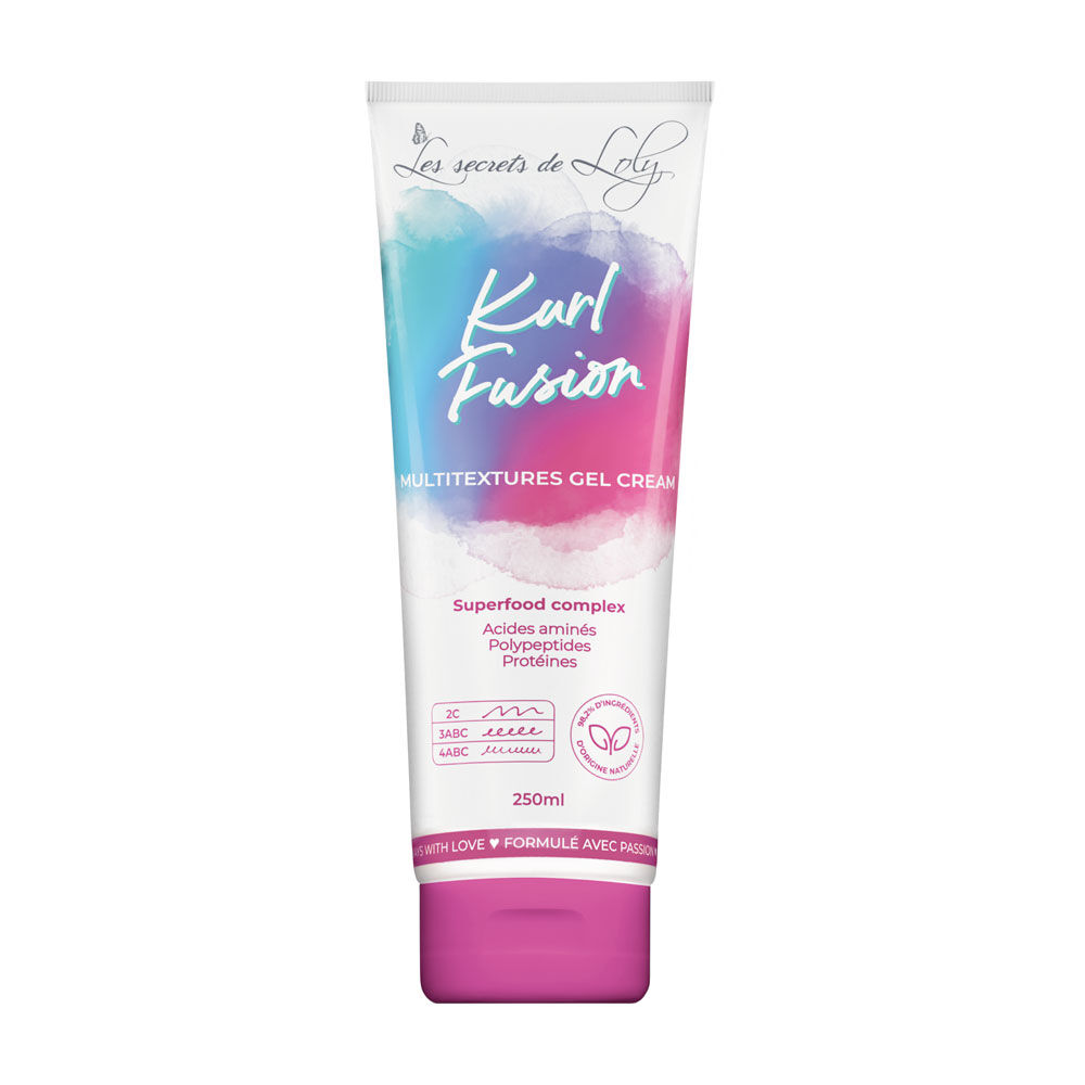 Les Secrets de Loly Kurl Fusion Gel crème coiffant nourrissant et hydratant 250ml Les Secrets de Loly Kurl Fusion Gel crème coiffant nourrissant et hydratant 250ml