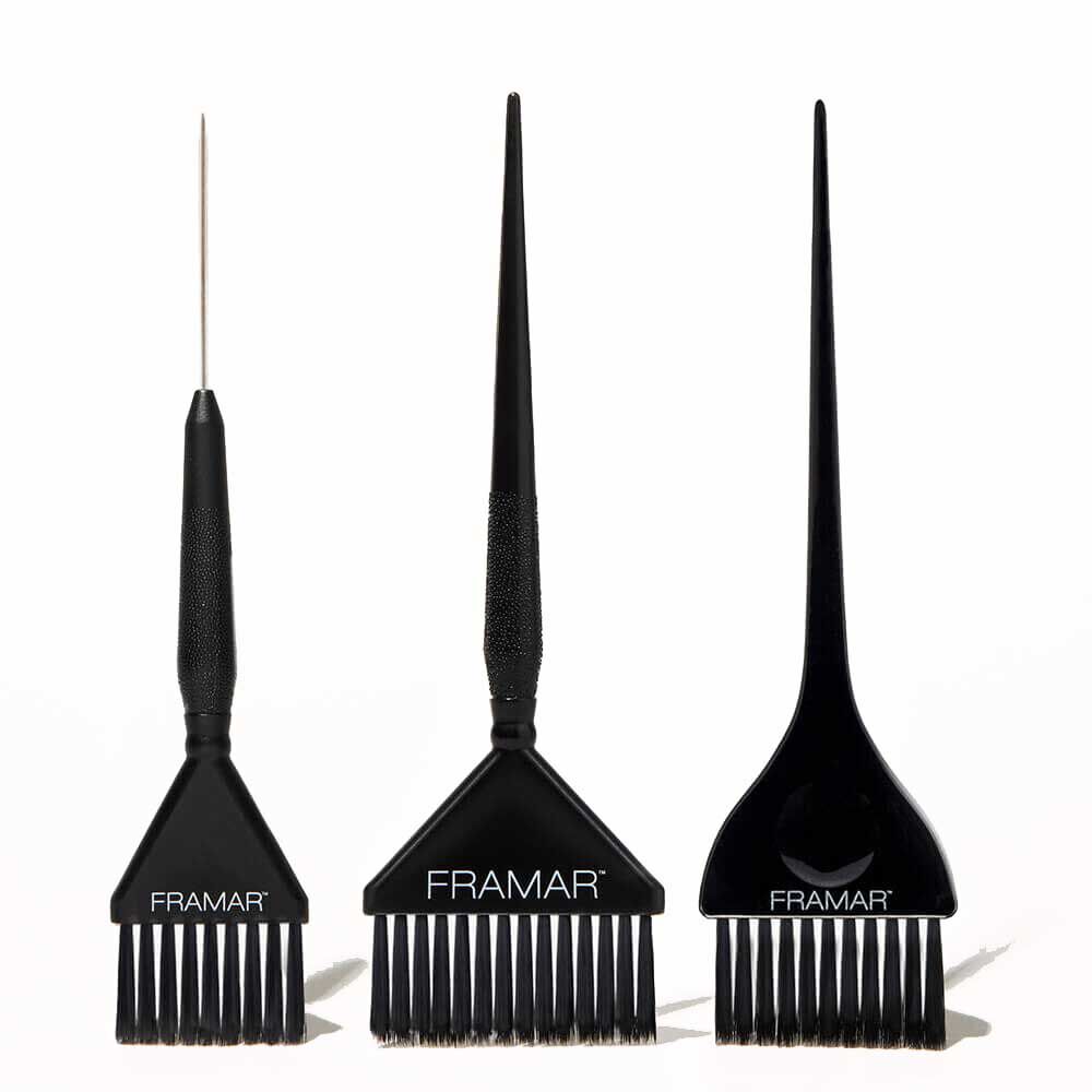 Framar Ensemble de Pinceaux à Teinter les Cheveux Variety x3 Framar Ensemble de Pinceaux à Teinter les Cheveux Variety x3