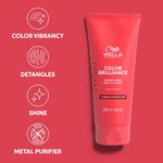 Wella Professionals Invigo Color Brilliance Apr&egrave;s-shampoing pour cheveux &eacute;pais et color&eacute;s 200ml