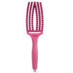Olivia Garden Fingerbrush Icoon Zwijn & Nylon Warm Roze