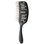 Olivia Garden Essential Care Brush Flex Matte Black - Medium Hair