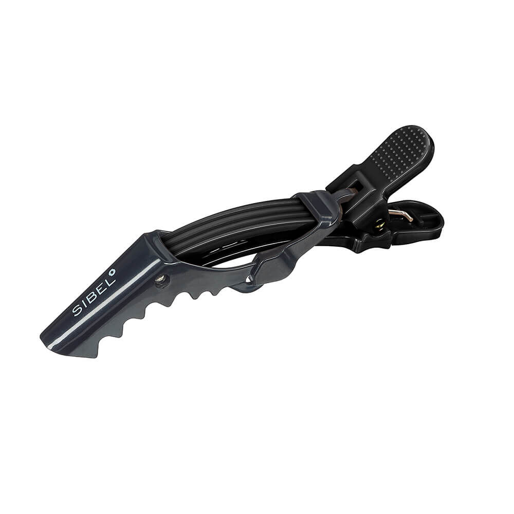 Sibel Pinces Sépare-Mèches Strong Mix Noir 4pcs.