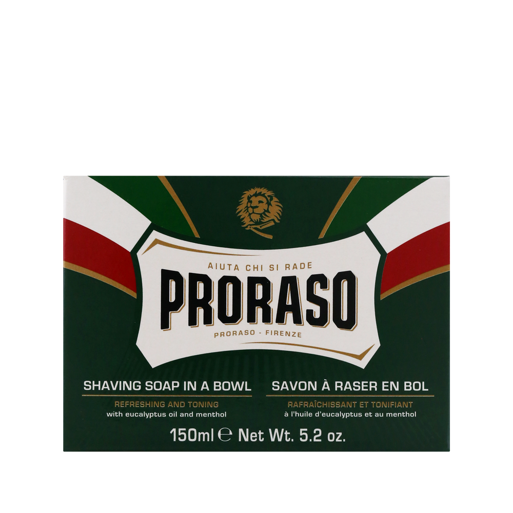 Proraso Green Shaving Soap In A Bowl 150ml