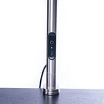 Daylight Slimline 4 Table - Acier Brossé