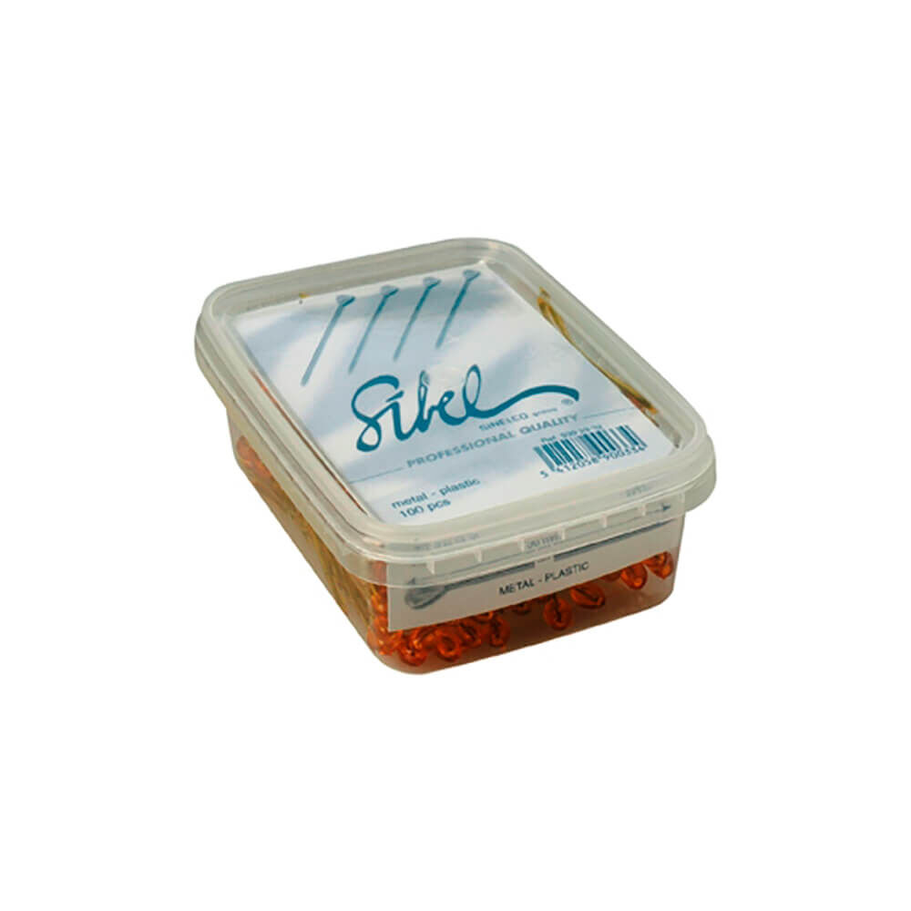 Sibel Steker Metaal Plastic 100st Sibel Steker Metaal Plastic 100st