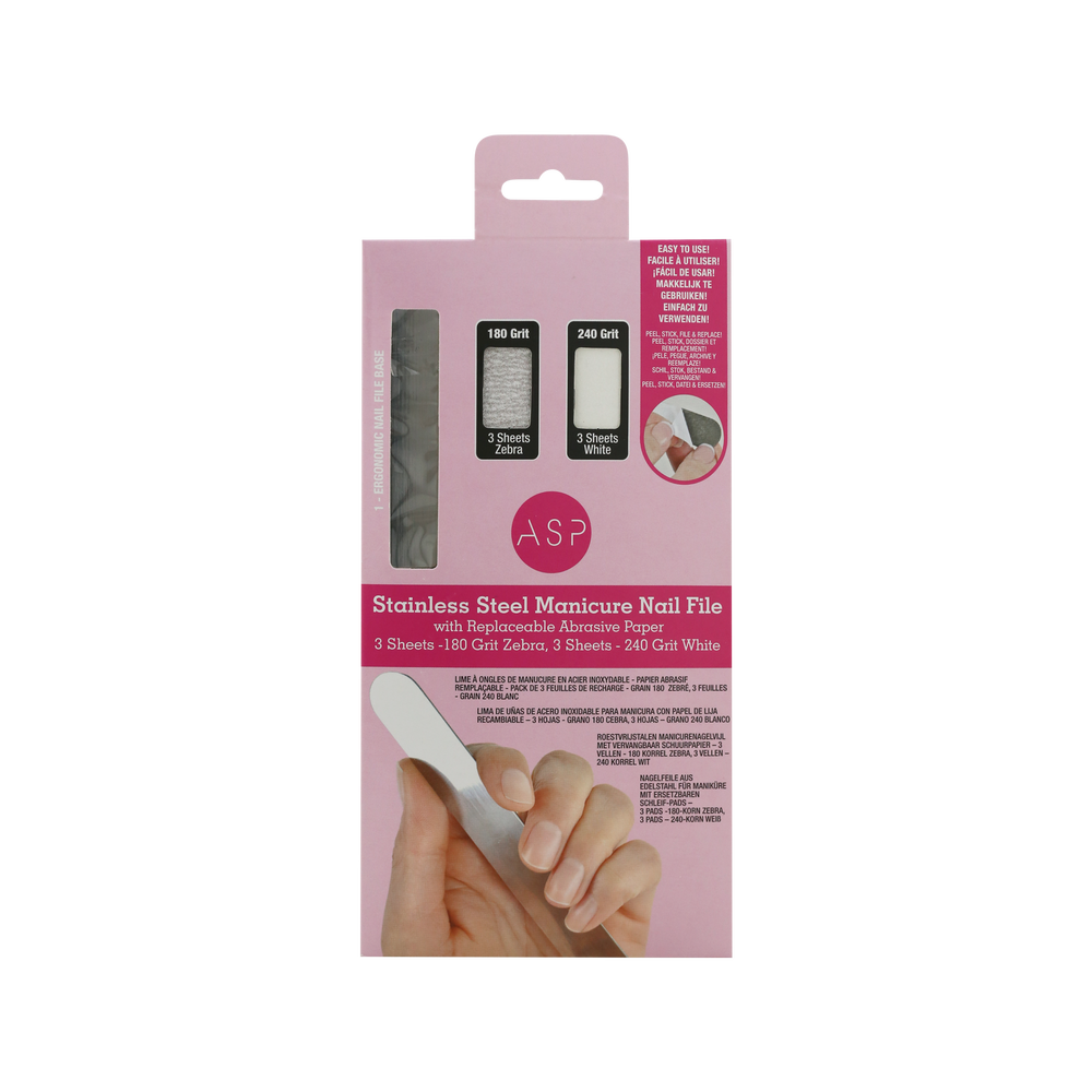 ASP Lime à Ongles en Acier Inoxydable ASP Lime à Ongles en Acier Inoxydable