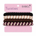 Sibel Twisties &Eacute;lastiques Multicolore Pr&eacute;sentoir 30pcs