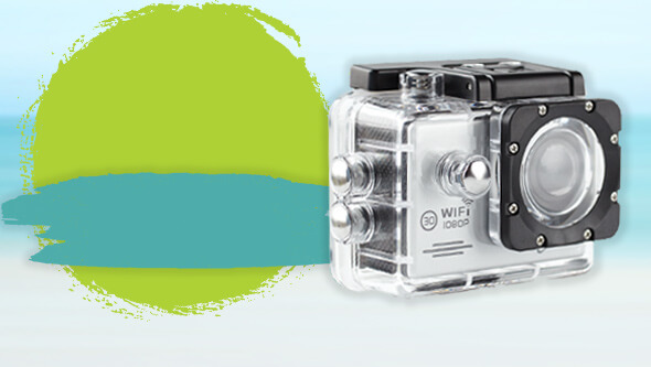 Free action camera when you spend £100 within selected brands