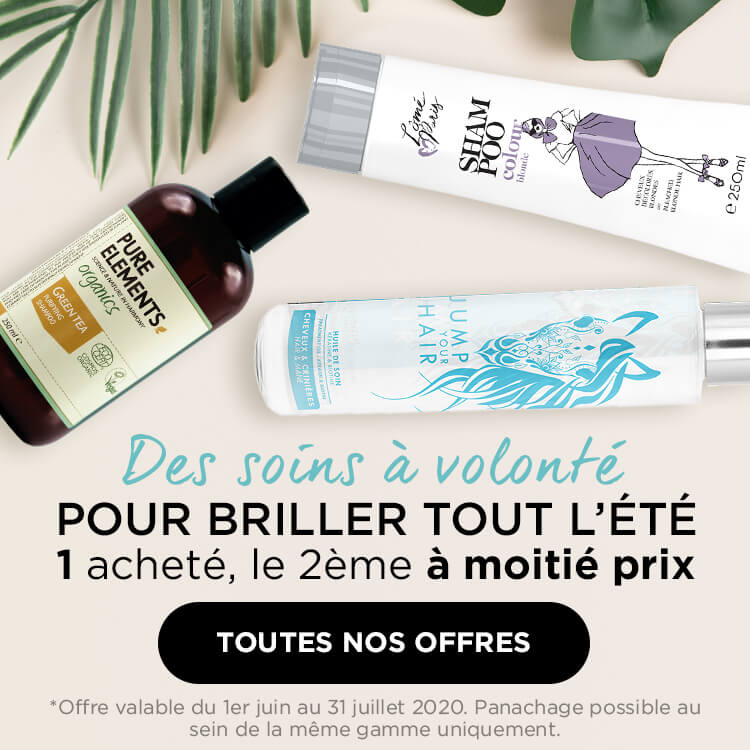 Des soins à volonté  - Pour briller tout l’été - 1 acheté, le 2e à moitié prix   