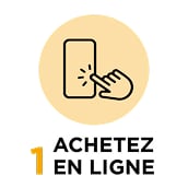 1 Achetez en ligne