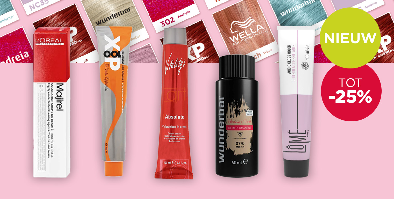 Haarkleuring deals: Tot 25% korting