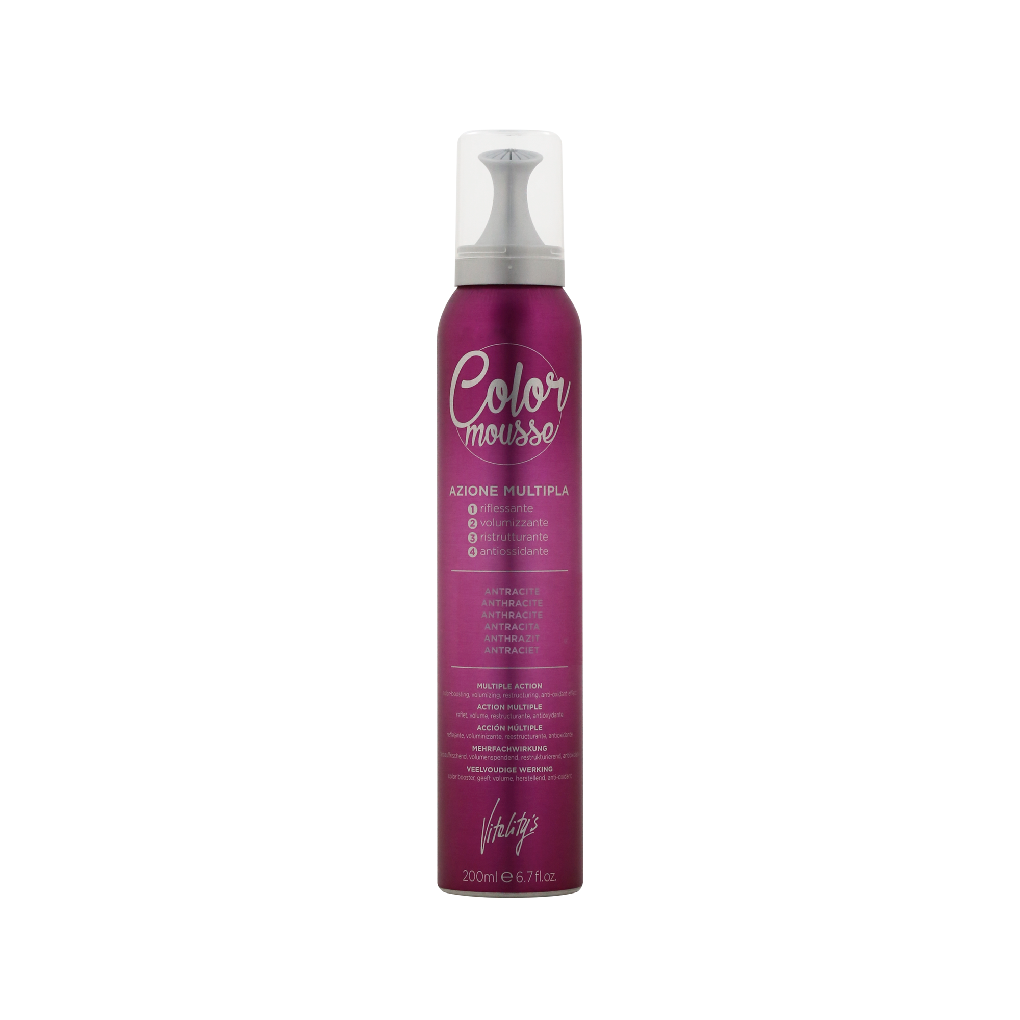Vitality's Art CM Color Mousse Platinum – Farbschaum 200 Ml Für Natürliche Reflexe & Volumen
