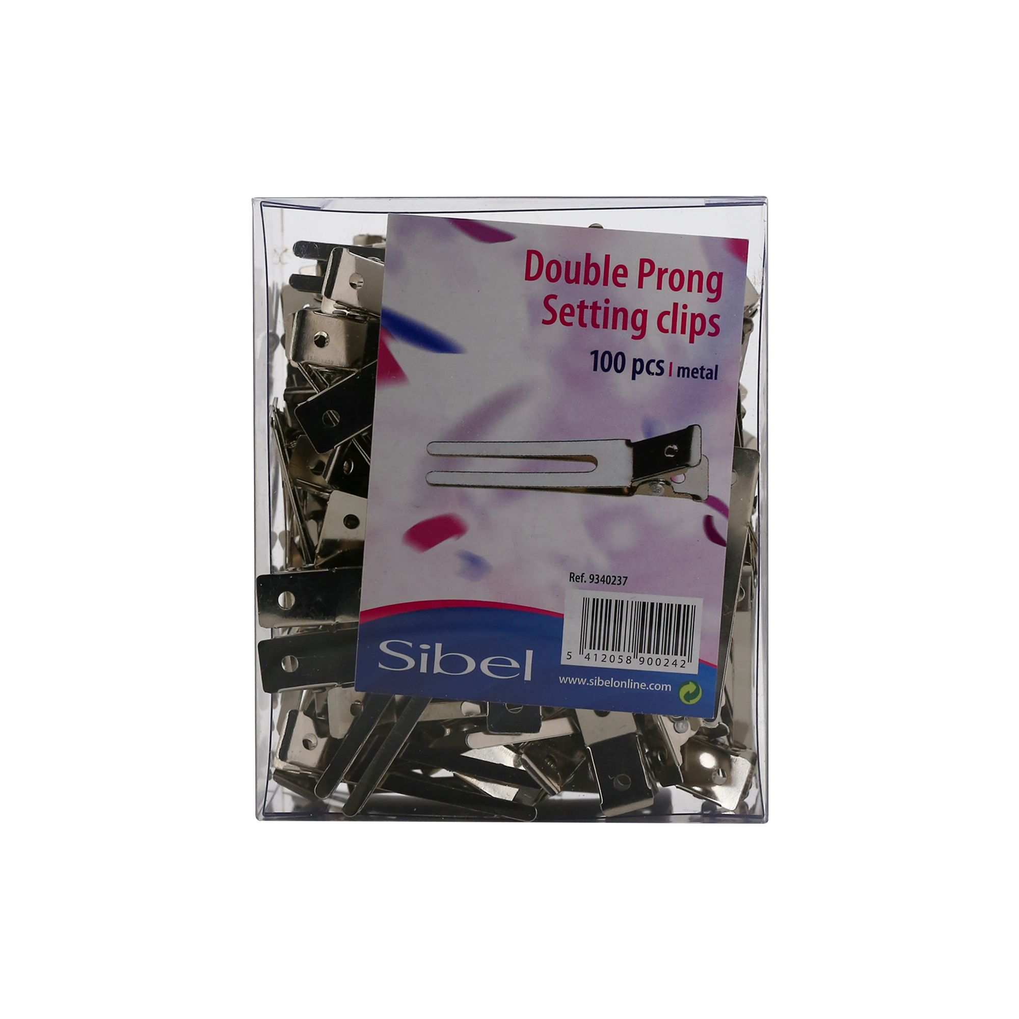 Sibel Pinces Métalliques Double 100 pcs